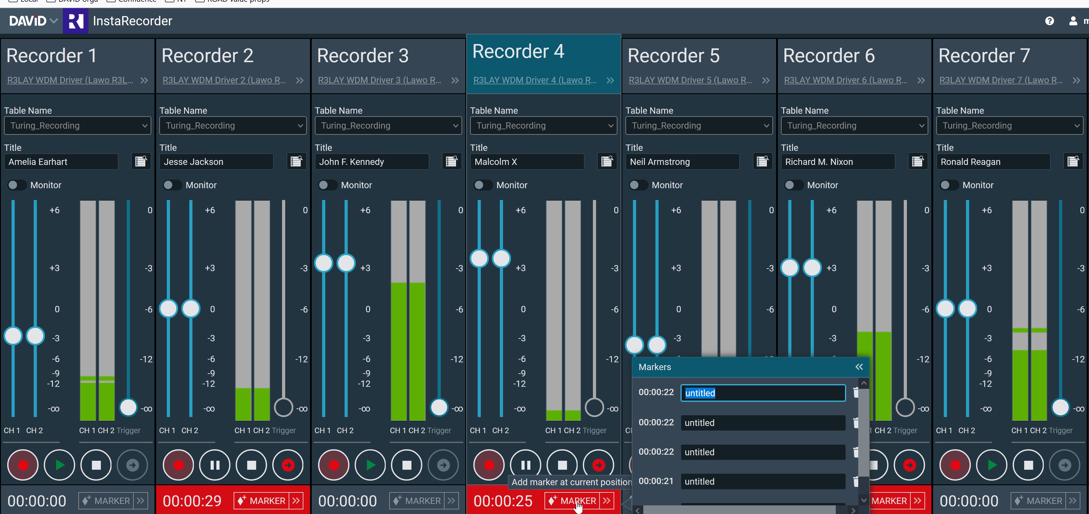 Ad-hoc recording with Instarecorder