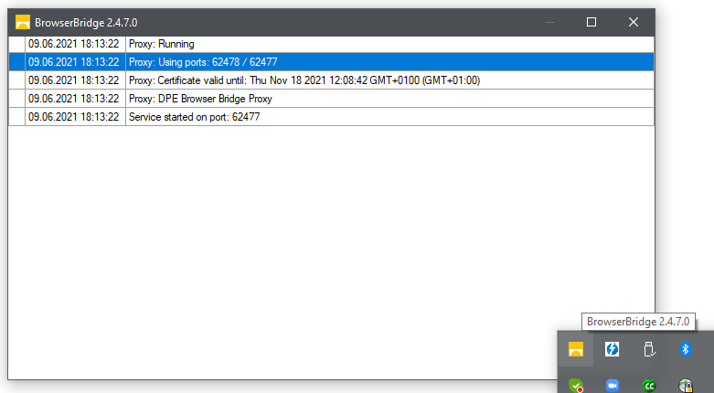 BrowserBridgeWindowsConsole.png