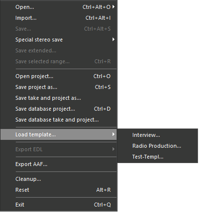 Load project template from File menu.png